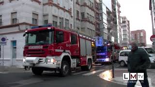 Incendio en una vivienda de la calle Concepción Arenal