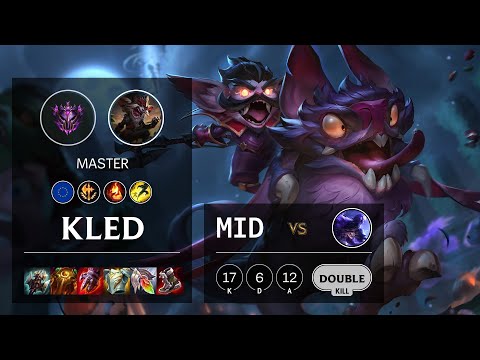 Kled Mid vs Ryze - EUW Master Patch 11.21