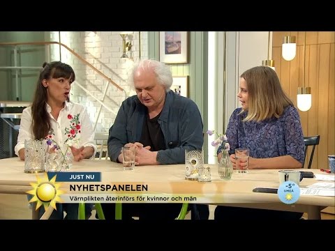 Värnplikten återinförs: "Bättre än en rabiat yrkesarmé" - Nyhetsmorgon (TV4)