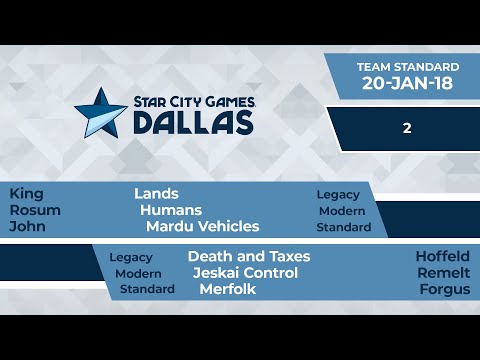 SCGDFW: Round 2 - King, Rosum, John vs Hoffeld, Remelt, Forgus | Standard