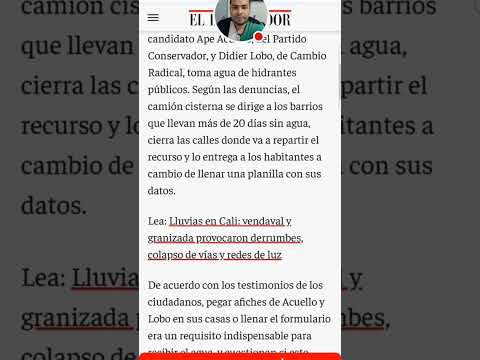 ¿Votos a cambio de agua? Denuncian carrotanques con propaganda electoral en Aguachica Cesar
