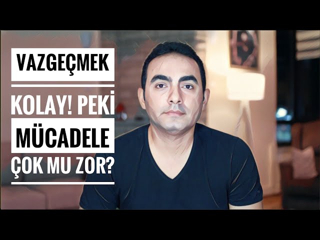 Video Pronunciation of vazgeçmek in Turkish