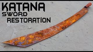 Rusty Katana Sword RESTORATION