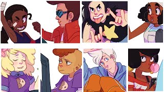Speedpaint: [Humans of Beach City Stickers] Part 2