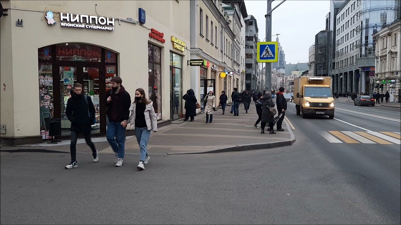 Видео трафика Новослободская ул. д.20