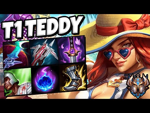 T1 Teddy Miss Fortune ADC vs Kaisa - Lol Korea Challenger Patch 11.18 ✅