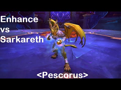 Top 10 Enhancement Shaman pov - Mythic Sarkareth (Pescorus)