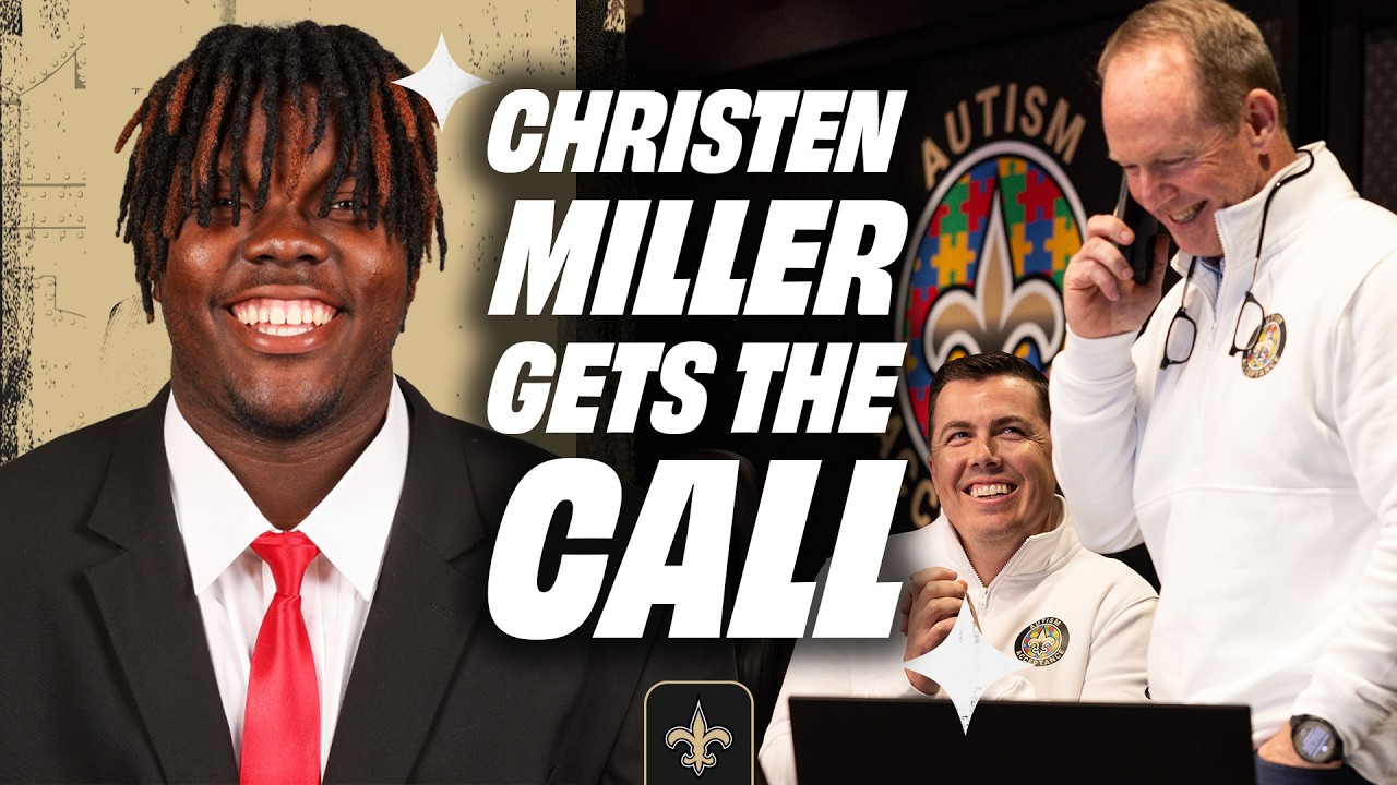 Christen Miller Gets Draft Call from Saints | 2026 NFL Draft