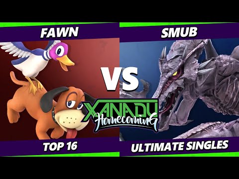 Homecoming 500 - fawn (Duck Hunt) Vs. smub (Ridley) Smash Ultimate - SSBU