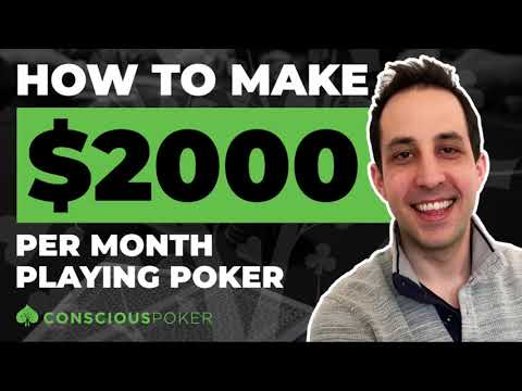How to Make $2,000 Per Month Playing Poker