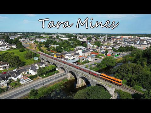 Retro 071 & 075 on Tara Mines - Navan Branch @ Northern Line - 18th July 2022