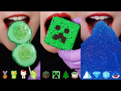 15MINUTES EMOJI FOOD ASMR COMPILATION FOR SLEEP, RELAXING EATING ASMR 🌲