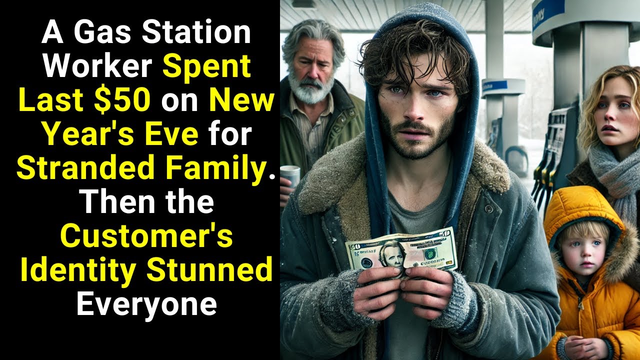 A Gas Station Worker Spent Last $50 on New Year's Eve for Stranded Family. Then Customer Shocked All