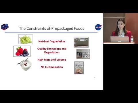 Developing a Safe, Nutritious & Palatable Food System in Space Grace Douglas