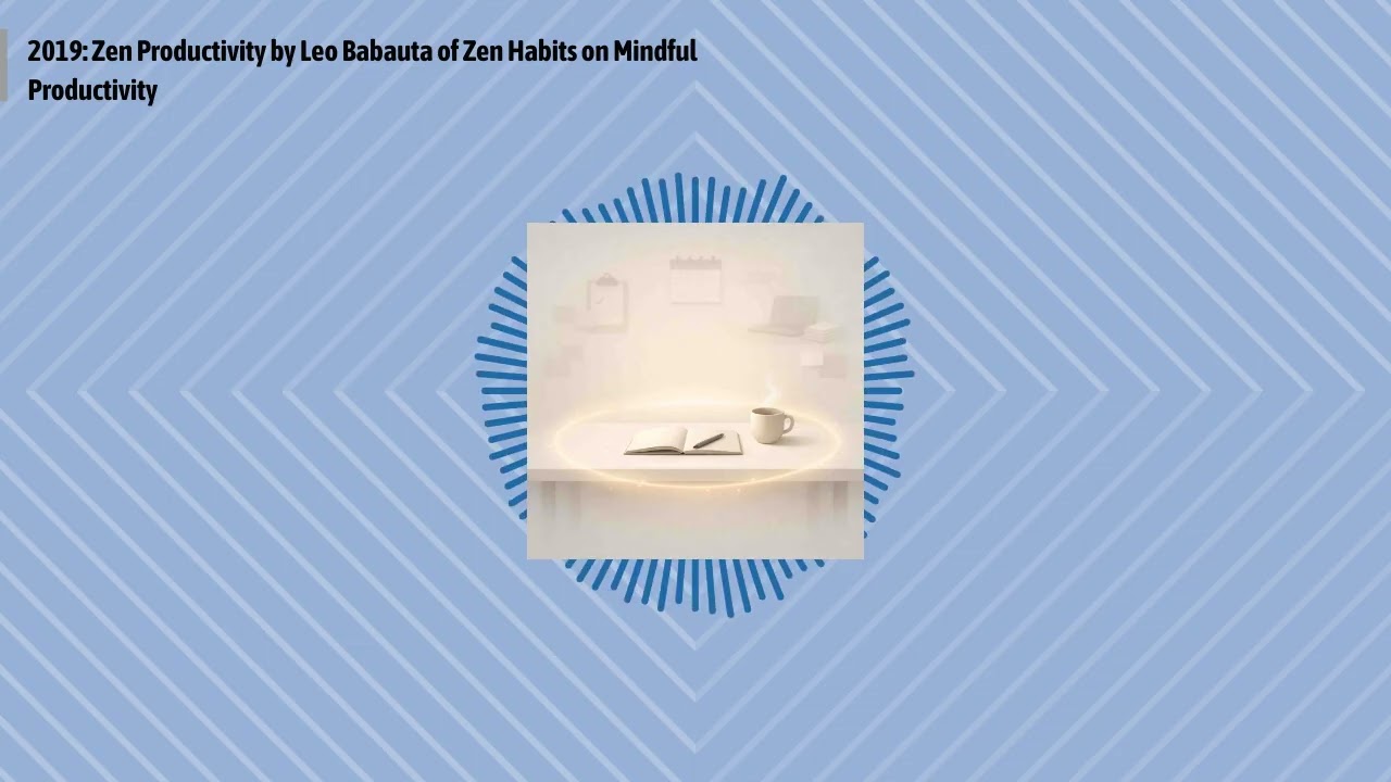 2019: Zen Productivity by Leo Babauta of Zen Habits on Mindful Productivity | Optimal Work Daily...