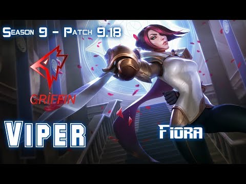GRF Viper FIORA vs LUCIAN Top - Patch 9.18 KR Ranked