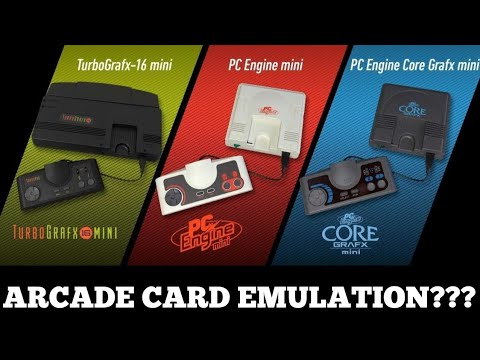 Turbografx Mini & Arcade Card Emulation - BRG Vlog