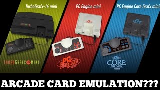 Turbografx Mini & Arcade Card Emulation - BRG Vlog