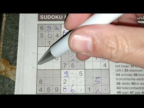 An error is so easy to make. Medium Sudoku puzzle (#288) 10-15-2019
