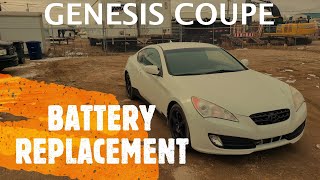 Hyundai Genesis Coupe - BATTERY REPLACEMENT / REMOVAL
