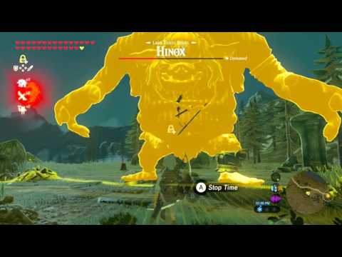 Savage Lynel Shield DESTROYS Father Hinox - Zelda Breath of the Wild