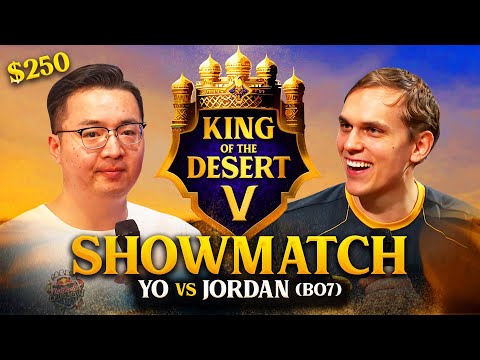 KOTD5 Showmatch MR.YO vs Jordan in an AMAZING SERIES no clickbait #ageofempires2
