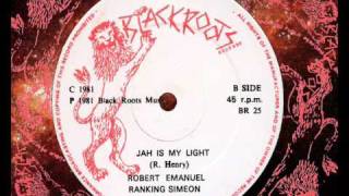 Robert Emanuel & Ranking Simeon - Jah Is My Light 12" (B)   1981