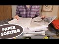 ASMR Paper Sorting • Shuffling Paper, Plastic Sheet Protectors, Ripping Paper, Writing Sounds