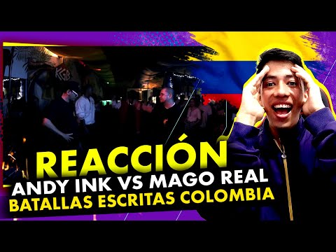 GRAN BATALLA ESCRITA COLOMBIANA!! 🇨🇴👊💥 | ANDY INK VS MAGO REAL (REACCIÓN)