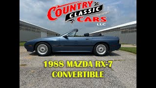 Video Thumbnail for 1988 Mazda RX-7 Convertible