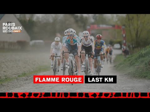 Last Km - Paris-Roubaix Femmes avec ZWIFT 2024
