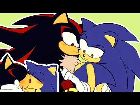 Just a Sweet Kiss 💋| Shadow x Sonic (Sonadow) | Comic Dub