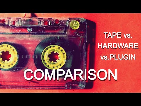 Comparison | Tape vs hardware vs plugin saturation/compression