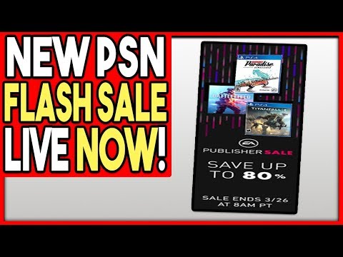 NEW PSN FLASH SALE LIVE RIGHT NOW - MORE GREAT DEALS!