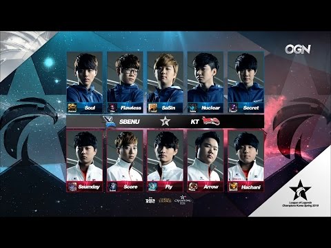 SSB vs KT Game 1 Highlights - SBENU SONICBOOM vs KT ROLSTER - LCK Week 10 - SPRING 2016