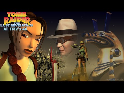 Tomb Raider: The Last Revelation All FMV Cutscenes (4K - AI Machine Learning Upscaling)