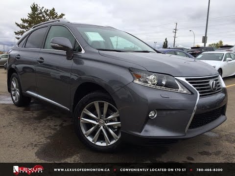 New Grey 2015 Lexus RX 350 AWD Sportdesign Touring Package Review Southeast Edmonton