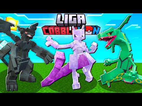 I caught my first Legendary Pokémon in the Cobblemon League in Minecraft.