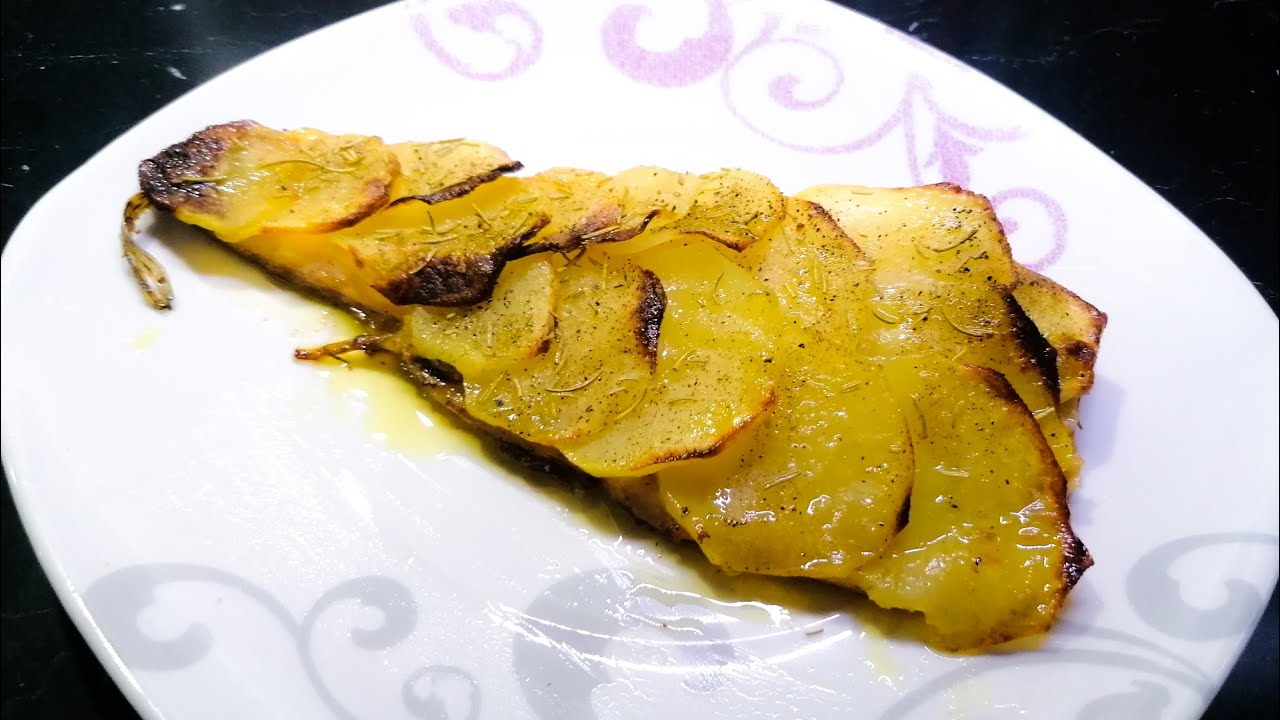 Trota salmonata in crosta di patate