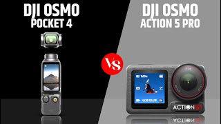 DJI Pocket 4 vs DJI Action 5 Pro - Worth It?