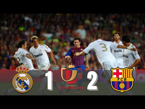 Real Madrid 1 x 2 Barcelona * Copa del Rey 11/12 Resumen y Goles