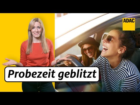 Geblitzt in der Probezeit? - Bei diesen Verstößen ist der Führerschein weg! | ADAC | Recht? Logisch!