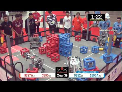 2015 VRC Arts Q39 - 9727A 3395 vs 9282 1893A - 43 to 68 - VEX Worlds 2015 - Arts Division