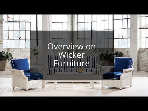 Outdoor Wicker Furniture Design