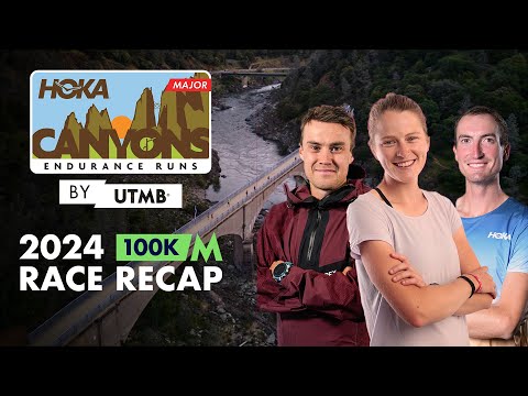 Relive HOKA Canyons Endurance Runs 🟩 100K as if you were leading the pack!