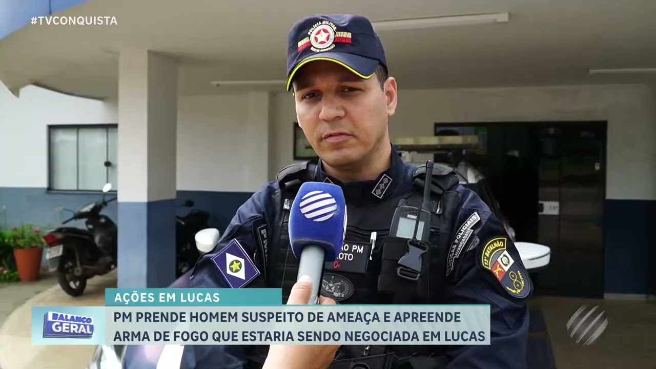 PM prende homem por ameaça e GAECO cumpre mandados na Operação Safra Desviada