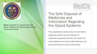 The Safe Disposal of Medicines - Queen Anne