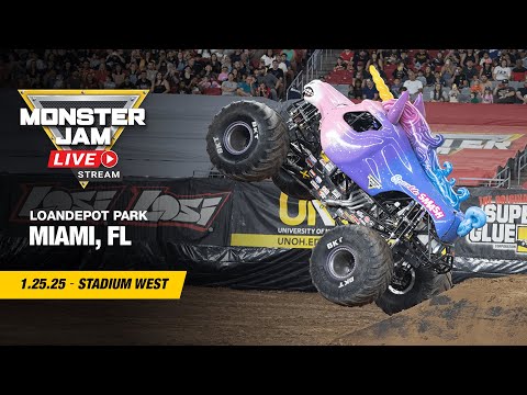 Monster Jam: Miami - 1 (Full Event) | Jan 25, 2025 | Stadium West