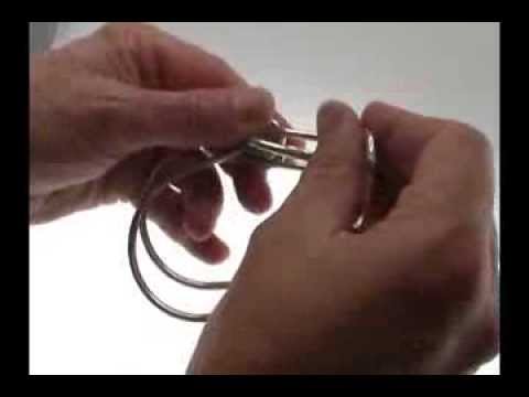 Solution for Mirror Image from Puzzle Master Wire Puzzles