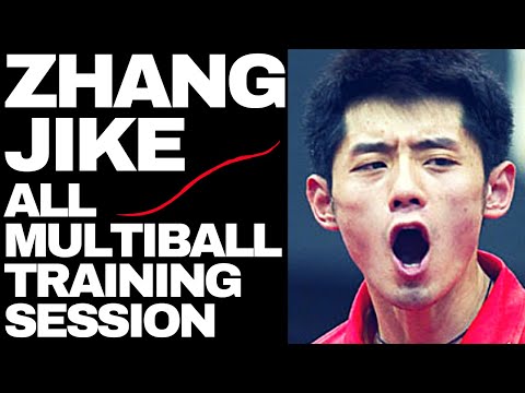 ZHANG JIKE ALL THE MULTIBALL TRAINING SESSION